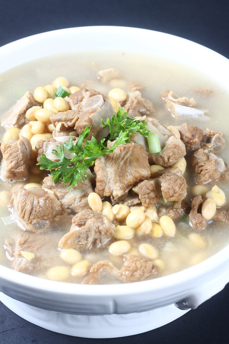 黄豆排骨汤 baijiahao.baidu.com