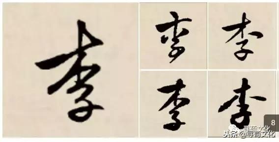 李-百家姓的汉字的演变