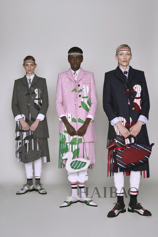 桑姆·布郎尼 (thom browne) 2019早秋女装系列lookbook:深化纯正学院