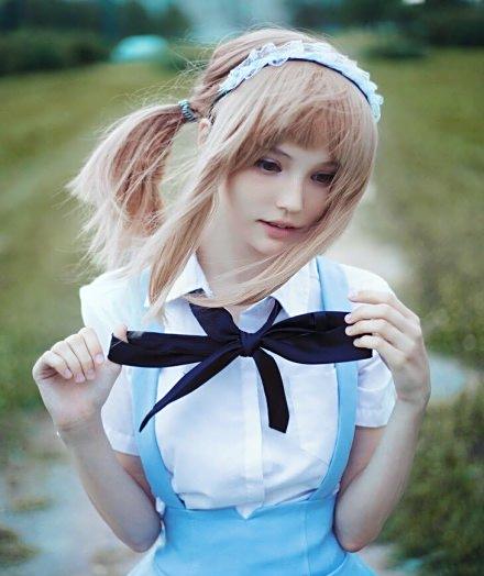 俄罗斯萌妹rocksy light,cos穹妹还原度100%,太惊艳了!