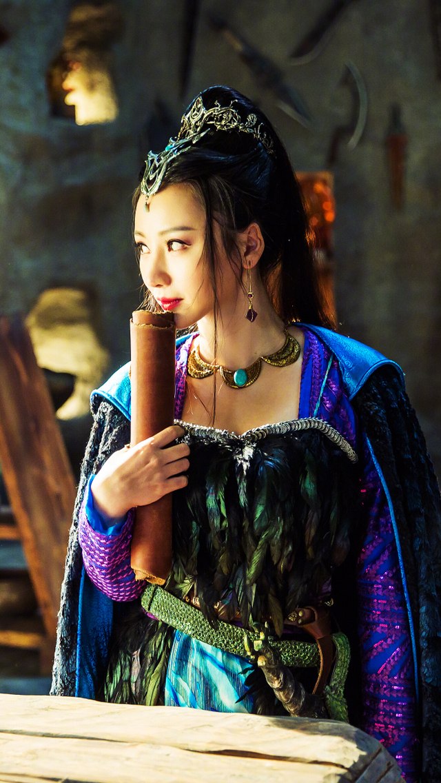 《武动乾坤》中的柳岩,造型游戏风,不过确实很漂亮!