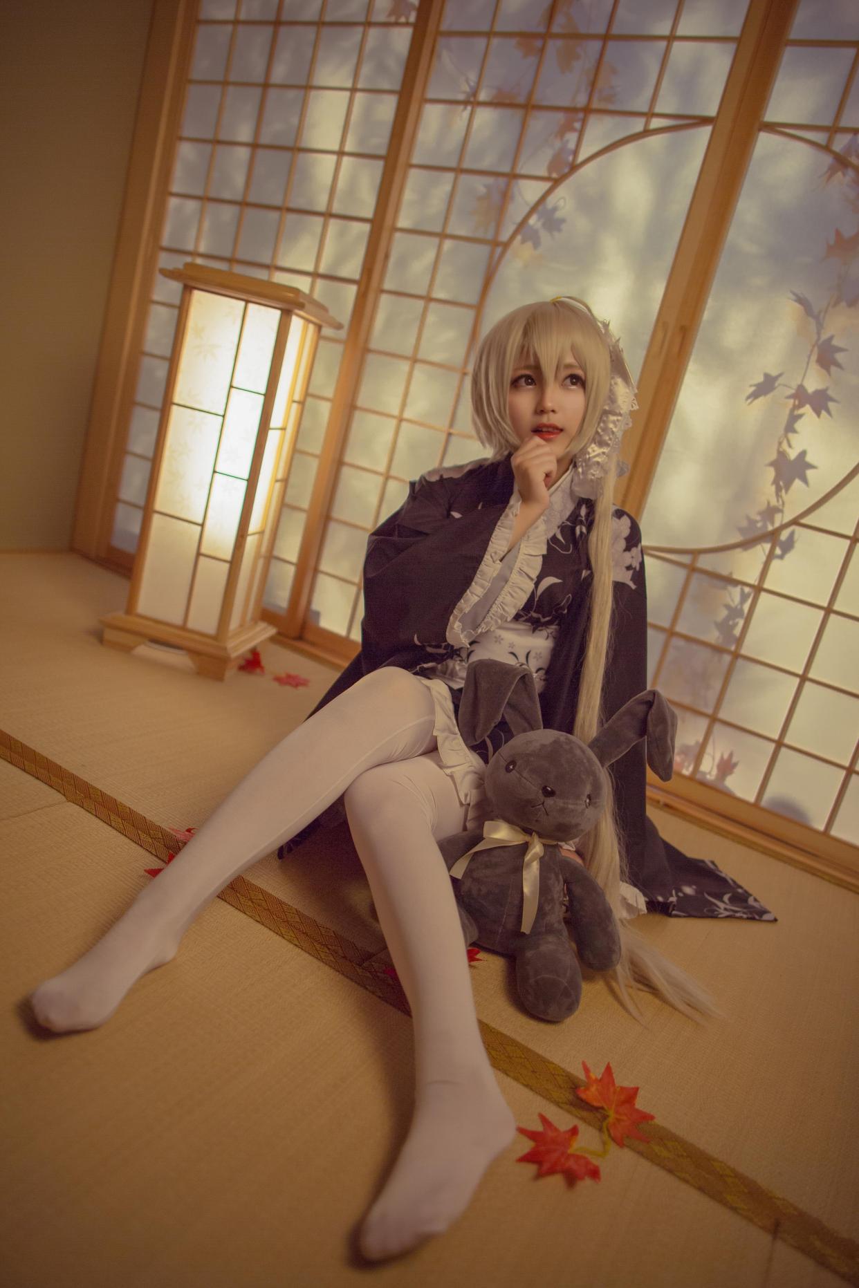 cosplay:春日野穹的丝袜控,无论"黑丝"还是"白丝"都轻松驾驭