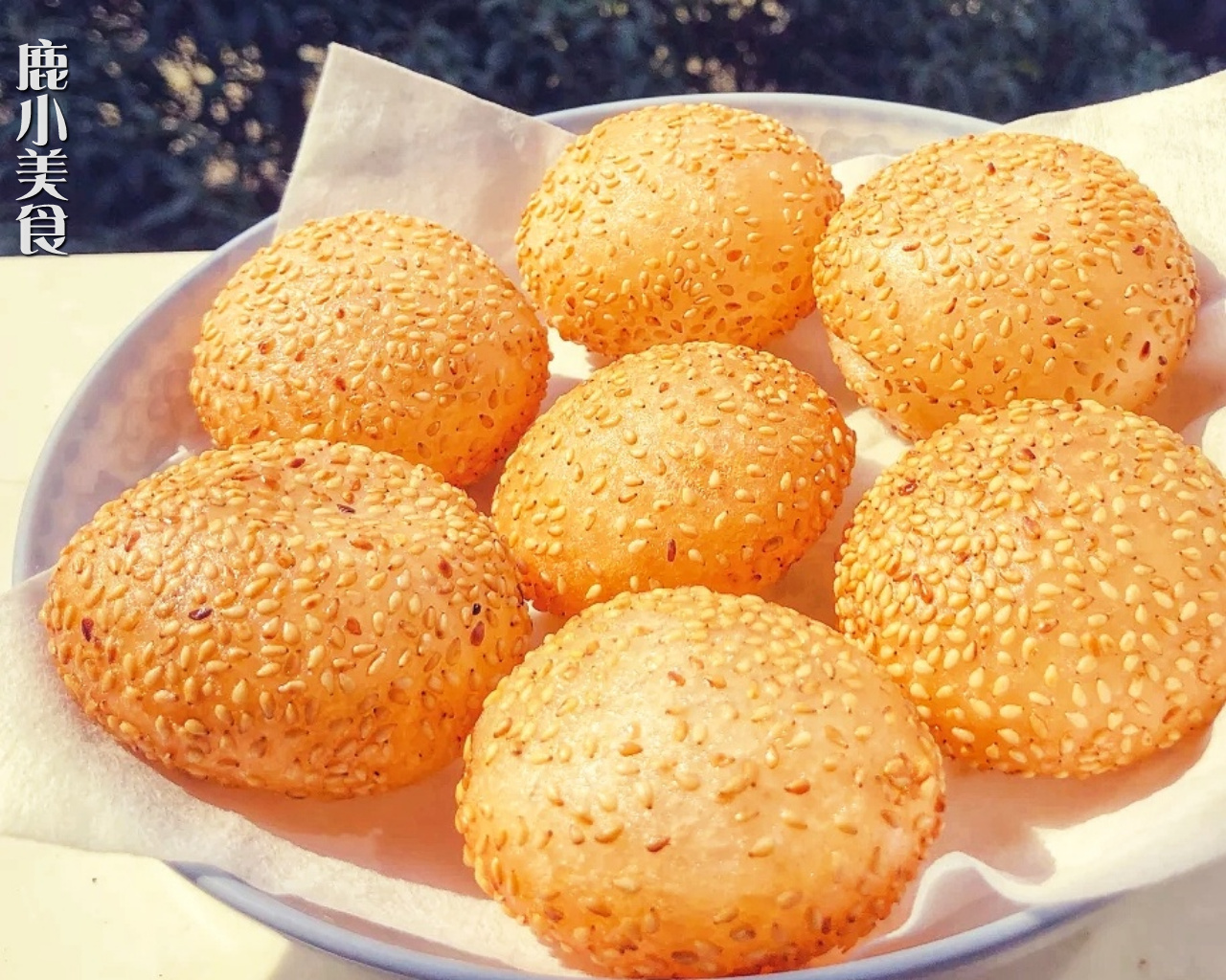 自制空心麻圆,泡打粉,小苏打都别放!教你健康做法,甜脆不塌陷