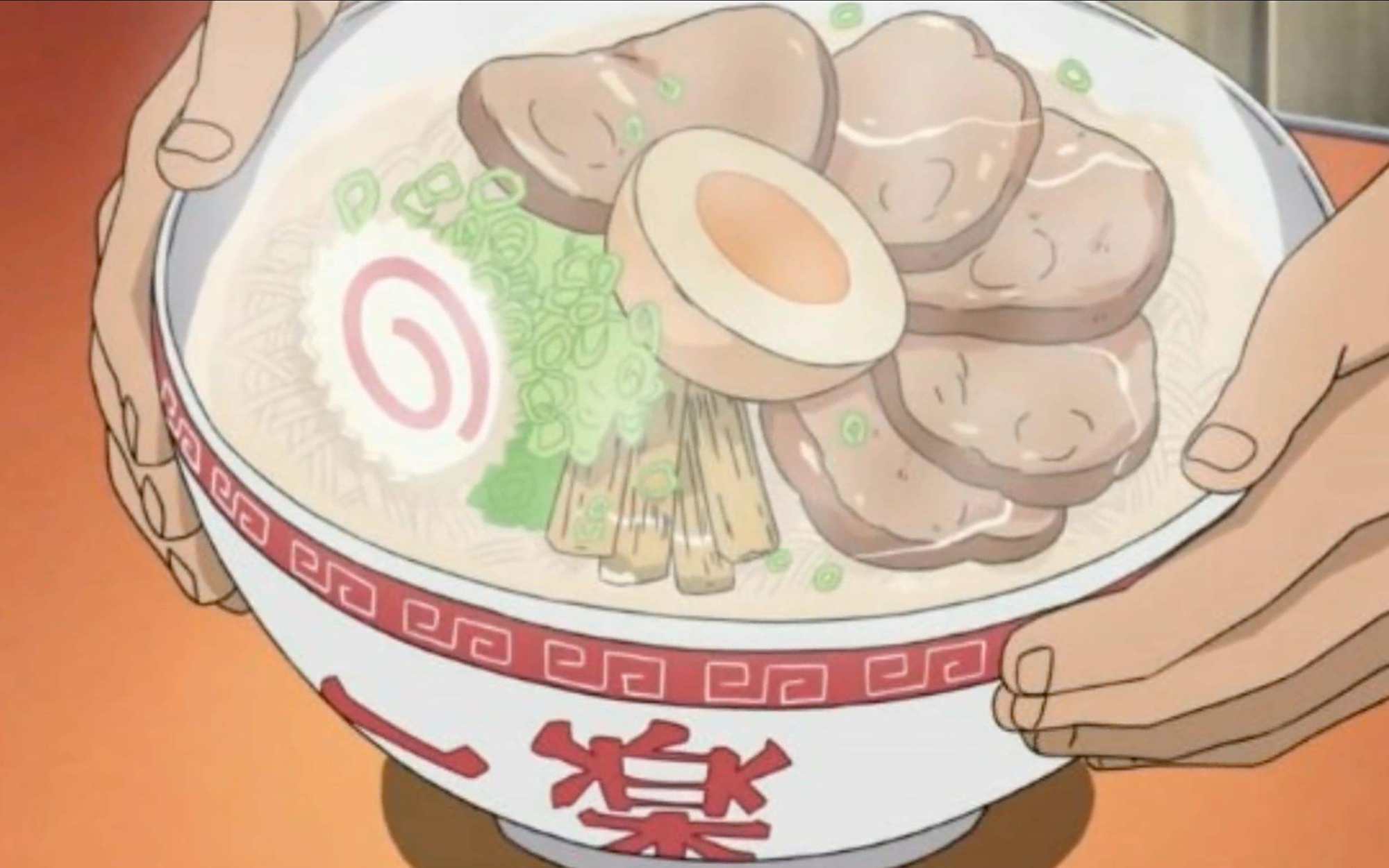 复原火影忍者中鸣人最爱的一乐拉面,汤鲜料足味美,碗都想舔干净