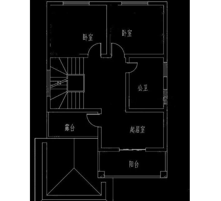 兩款複式結構的小戶型別墅,五室三廳非常實用