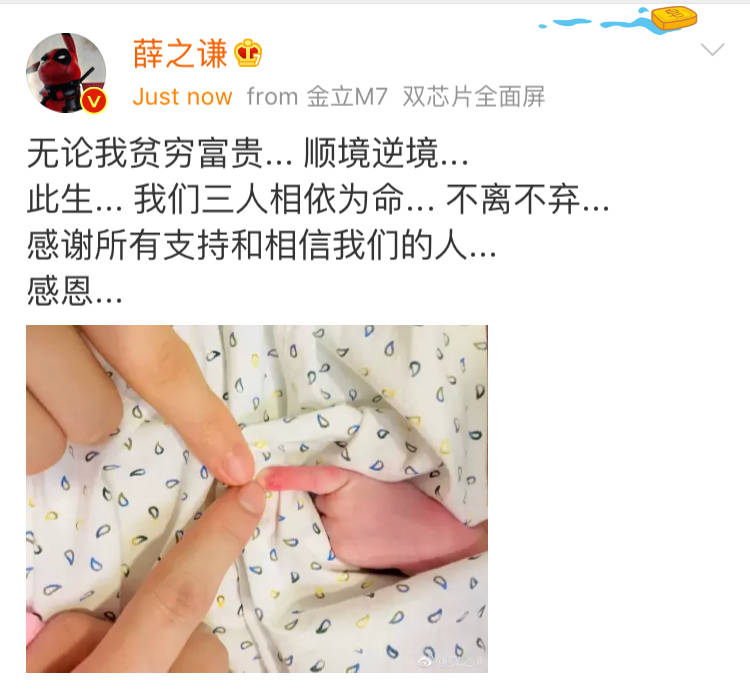 薛之谦升级当爸!李雨桐竟然早就爆料高磊鑫怀孕!