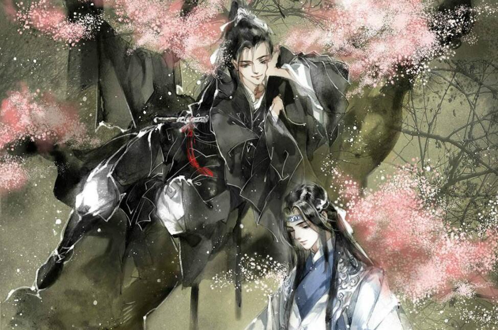 《魔道祖师》魏无羡蓝忘机4张合照,第一张唯美,第四张最幸福