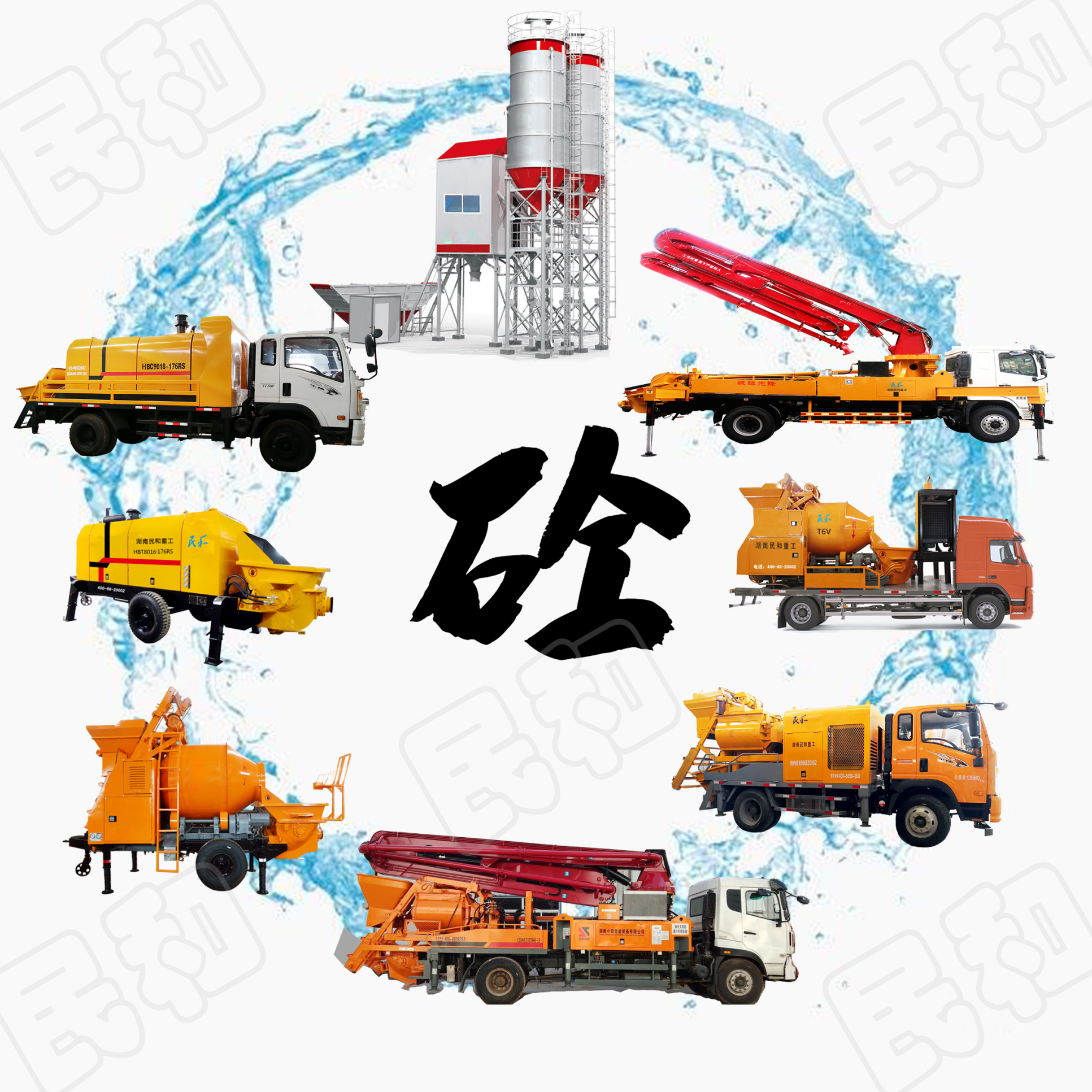 百度爱采购首页 商品专题_土 优质回答 混凝土搅拌站和水稳拌合站外形