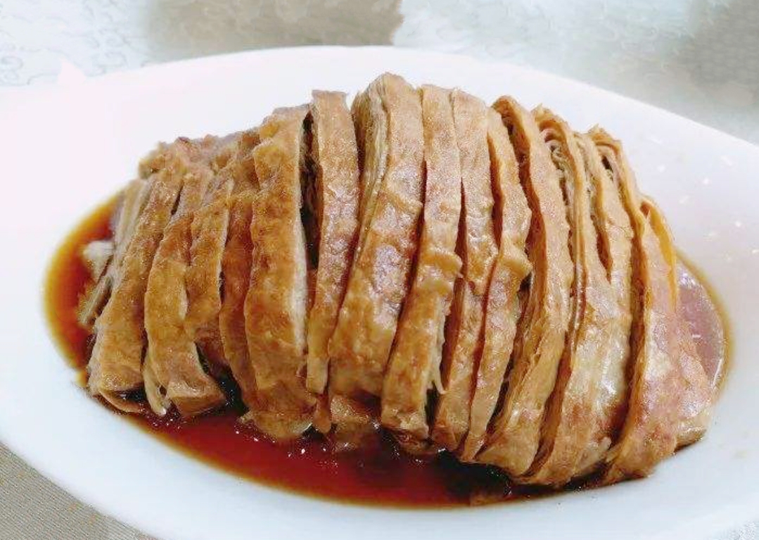 鸡汁油豆皮,超级简单在家就能做的街头小吃