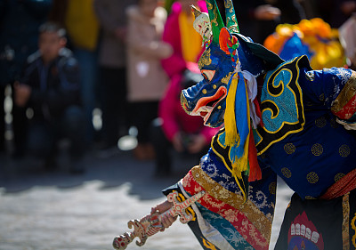 蒙古族查玛舞图片