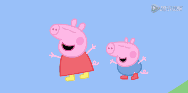 比如,小朋友们见到乔治和佩奇踩泥巴也会情不自已