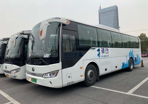 图说:搭载了商汤科技技术的驿动班车