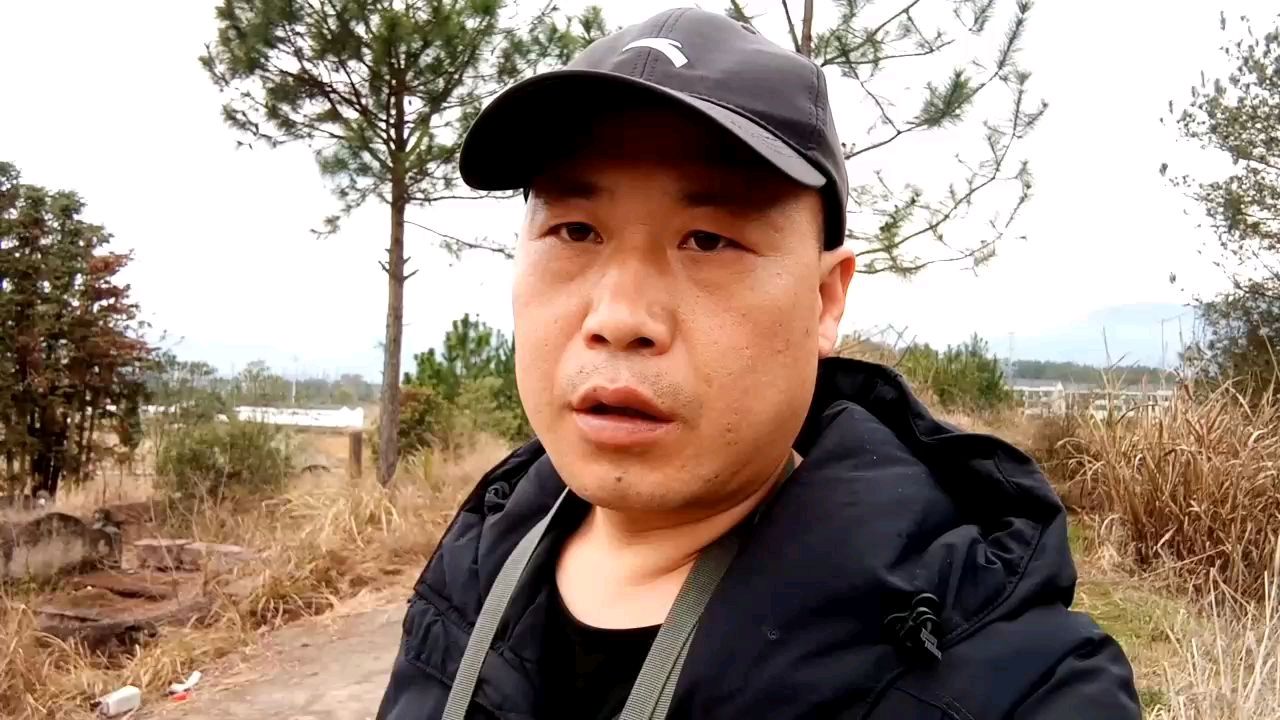 农村人来野外引逗野鸡玩,结果踩到野鸡了还不知道,太搞笑了