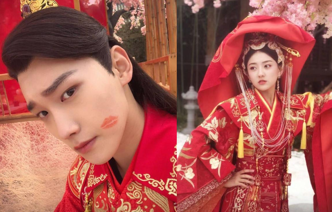 《双世宠妃》幕后照,大王爷高冷,小檀人缘好,十四和镜心甜炸了