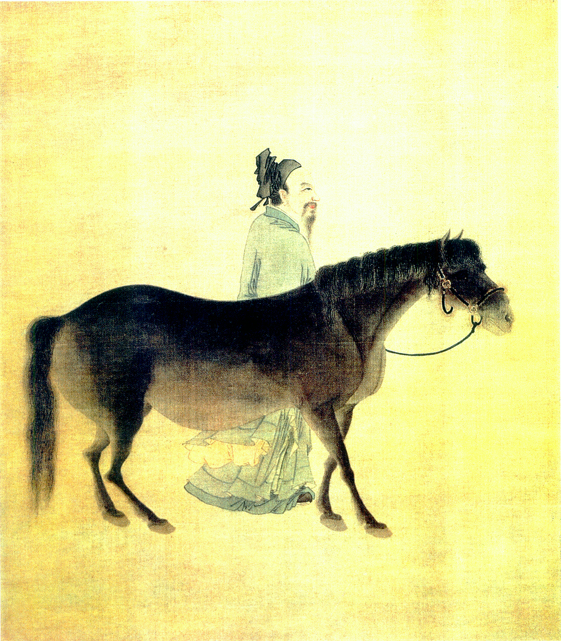 "伯乐相马"比喻能识别人才,发掘人才的人