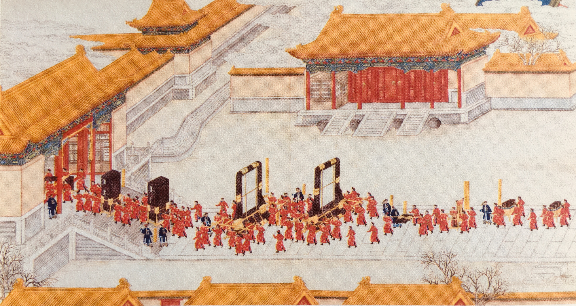 光绪大婚图,媲美《清明上河图》,光绪大婚花550万两白银