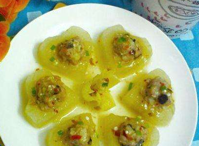 江西特色美食之酿冬瓜圈,清淡爽口,尝上一口满嘴留香