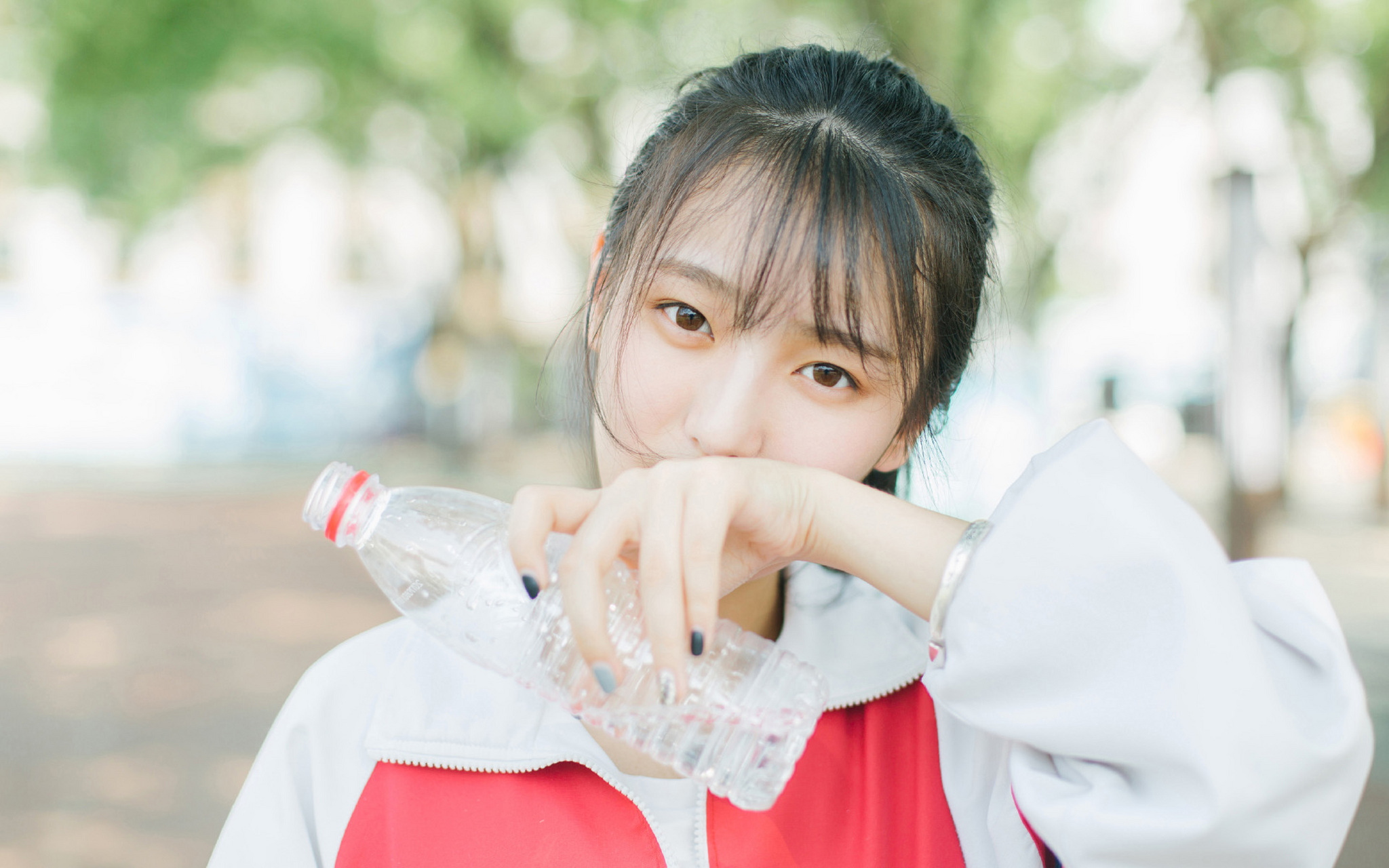 校服比美大赛#【校服】运动校服是作为中国大陆的主校服.