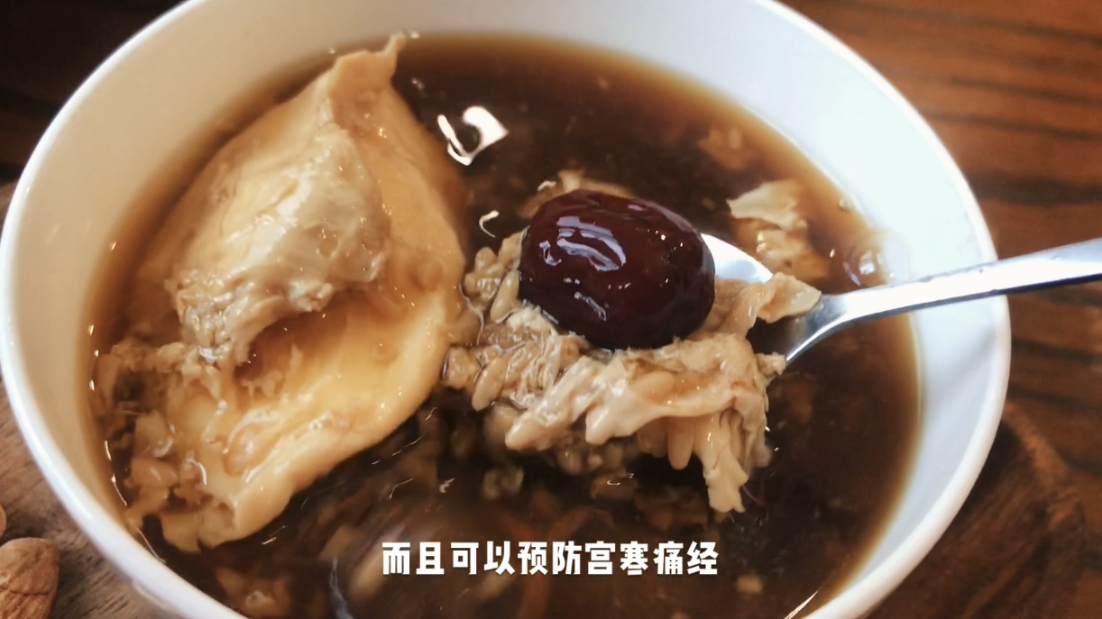 女性朋友在生理期前面3天,每天喝一碗驱寒暖胃、缓解痛经