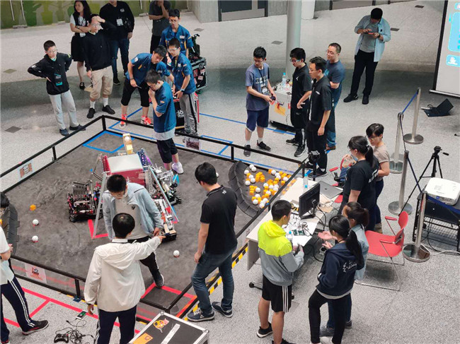 山东省实验中学学生赢得2019年ftc机器人挑战赛冠军