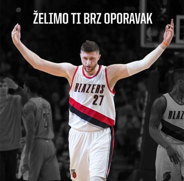 噩耗!努尔基奇遭遇保罗乔治式断腿 将缺席本赛季剩余比赛