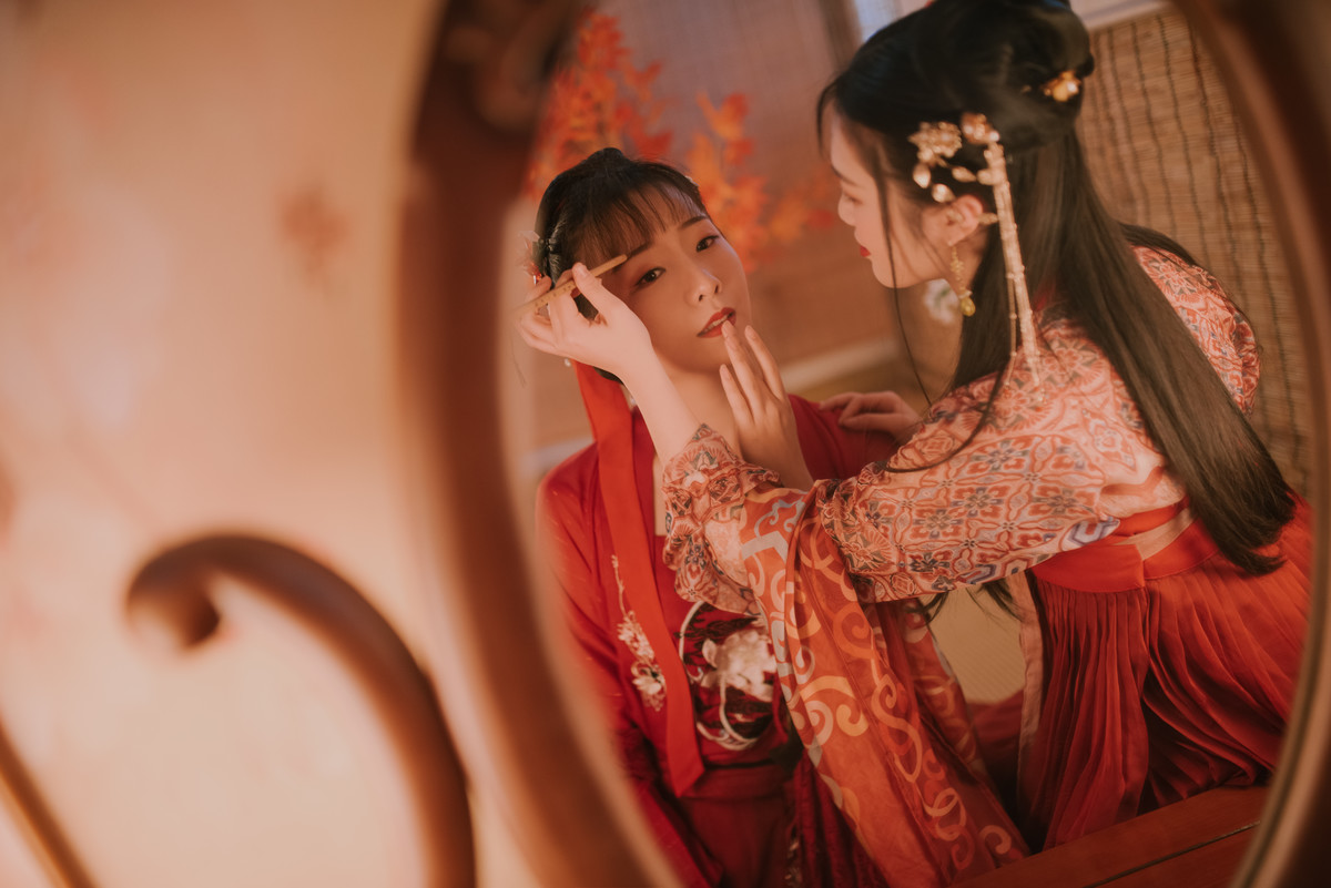 古风人像-梳妆时