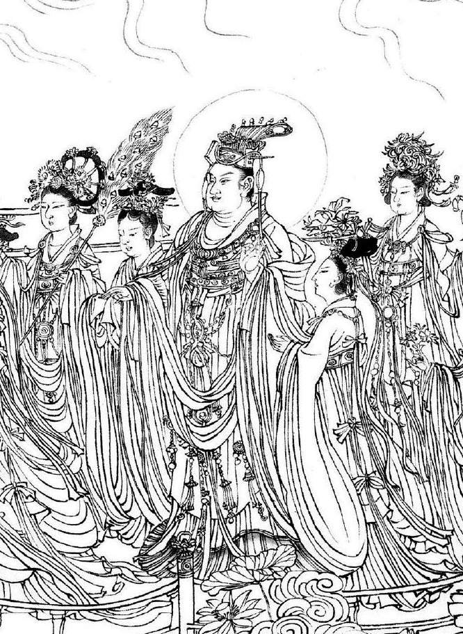 珍稀国宝古画,吴道子八十七神仙图