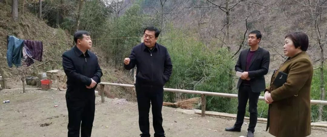 山阳县人大常委会主任马先友在天竺山镇逐村检查指导脱贫攻坚工作