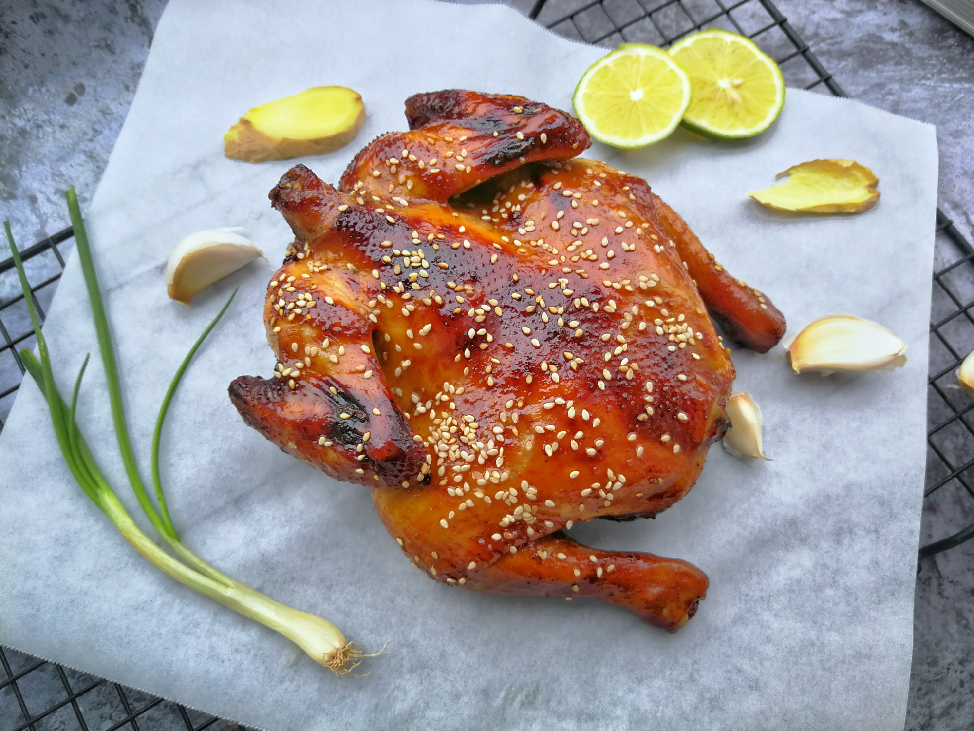 想吃烤鸡不用买,自己在家做超简单,皮酥肉嫩,手残党也能零失败