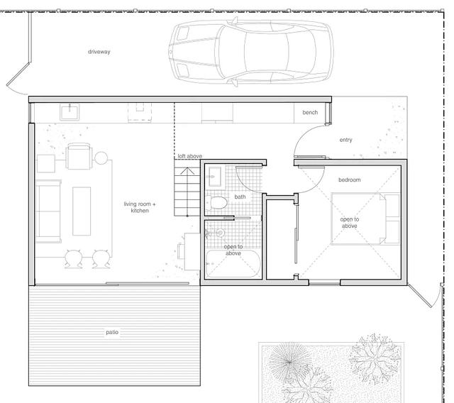 挑高铁皮屋设计!西雅图简约日光loft 风度假住宅