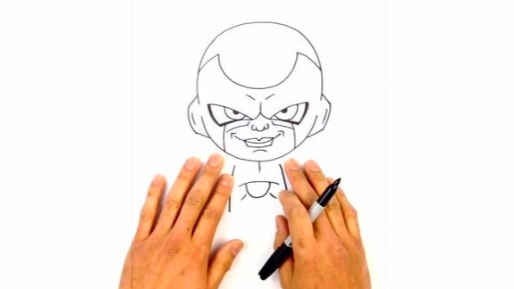 简单得画作 弗利萨 画虽容易,但上色可并不简单
