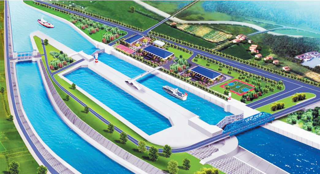 小清河金家堰船闸"亮相" 未来淄博段还有望打造成人文旅游胜地