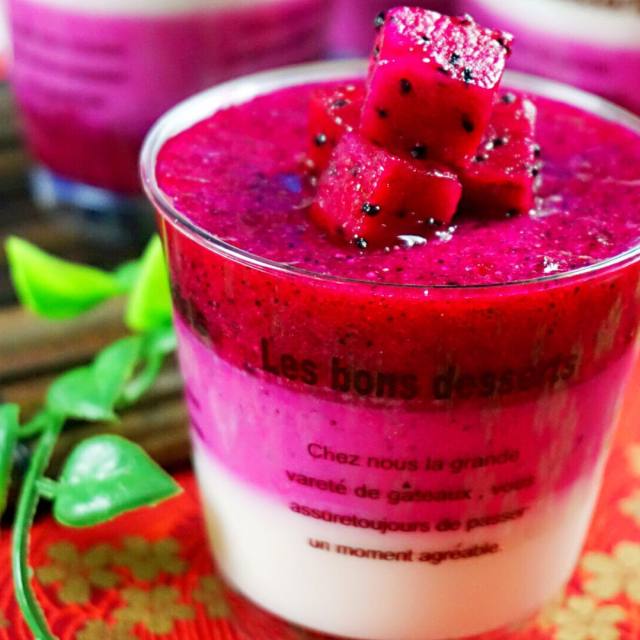 火龙布丁,零添加又健康,颜色超级亮丽