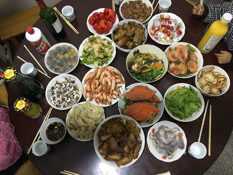 刘伯温的故乡!我们浙江山区的农家年夜饭,最后一道青菜你认识吗