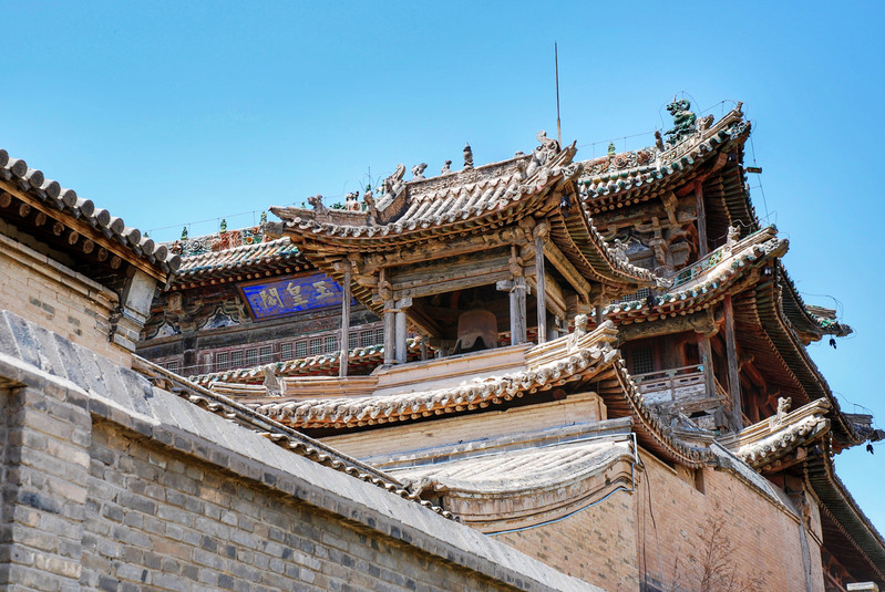 蔚县玉皇阁,殿宇宏丽,煞是壮观