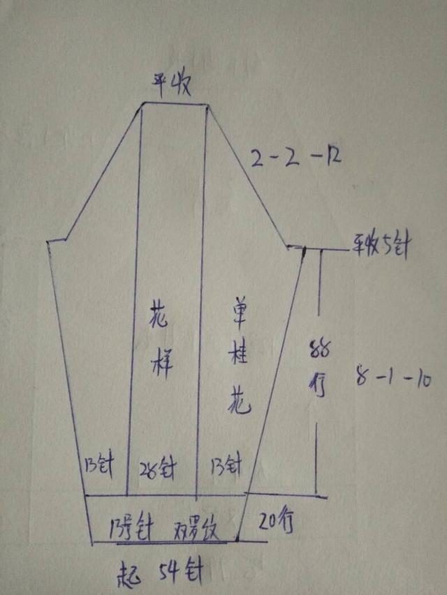 漂亮的儿童毛衣编织图解教程