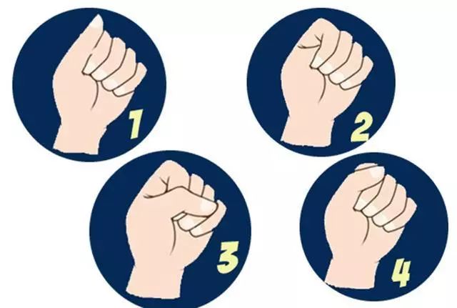 心理测试:选一个握拳方式:测你多招人青睐