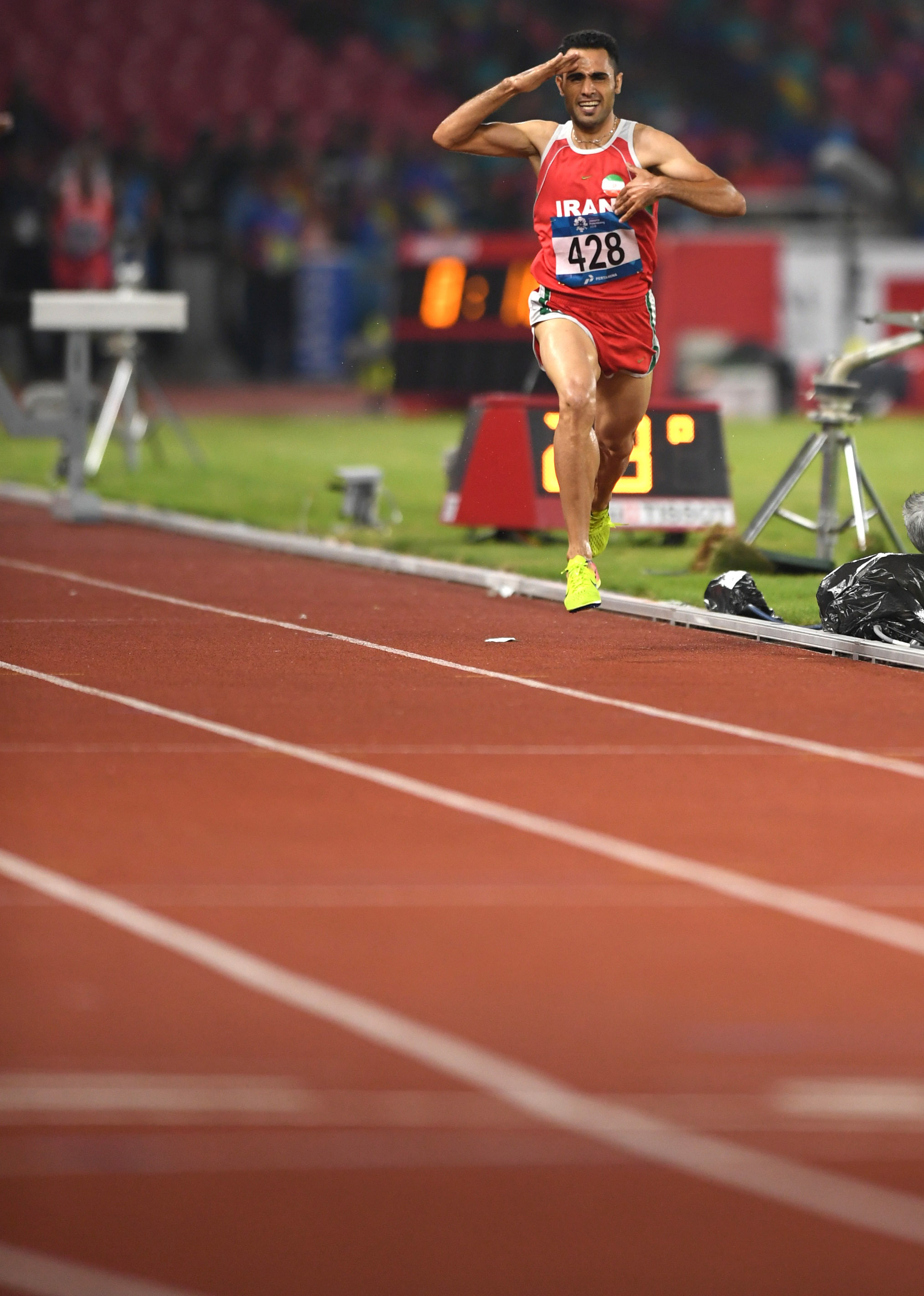 田径——男子3000米障碍赛赛况(10)