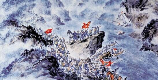 巧渡金沙江,敌军固守不进,谎称未见踪迹,徘徊2天救2万红军