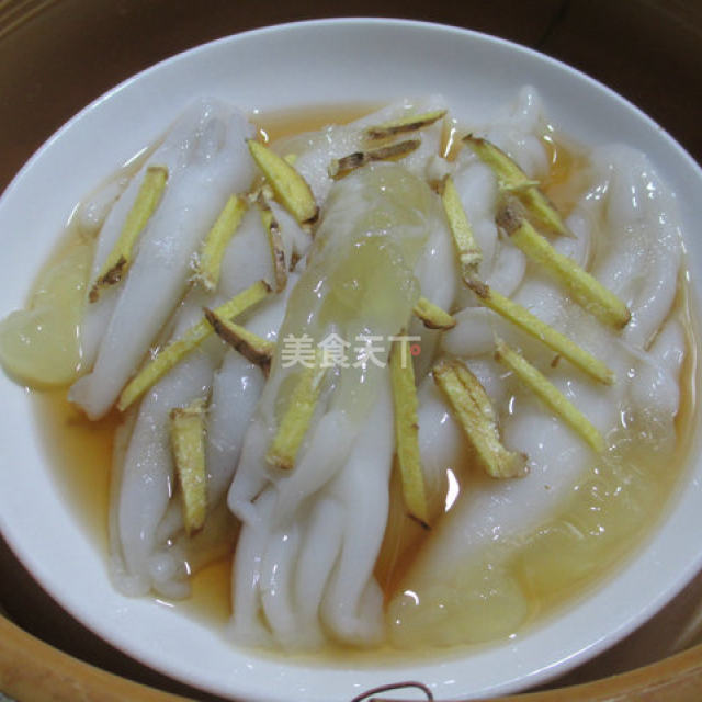 清蒸鱿鱼蛋,是有多么美味,简单又好吃,隔着屏幕都想吃!