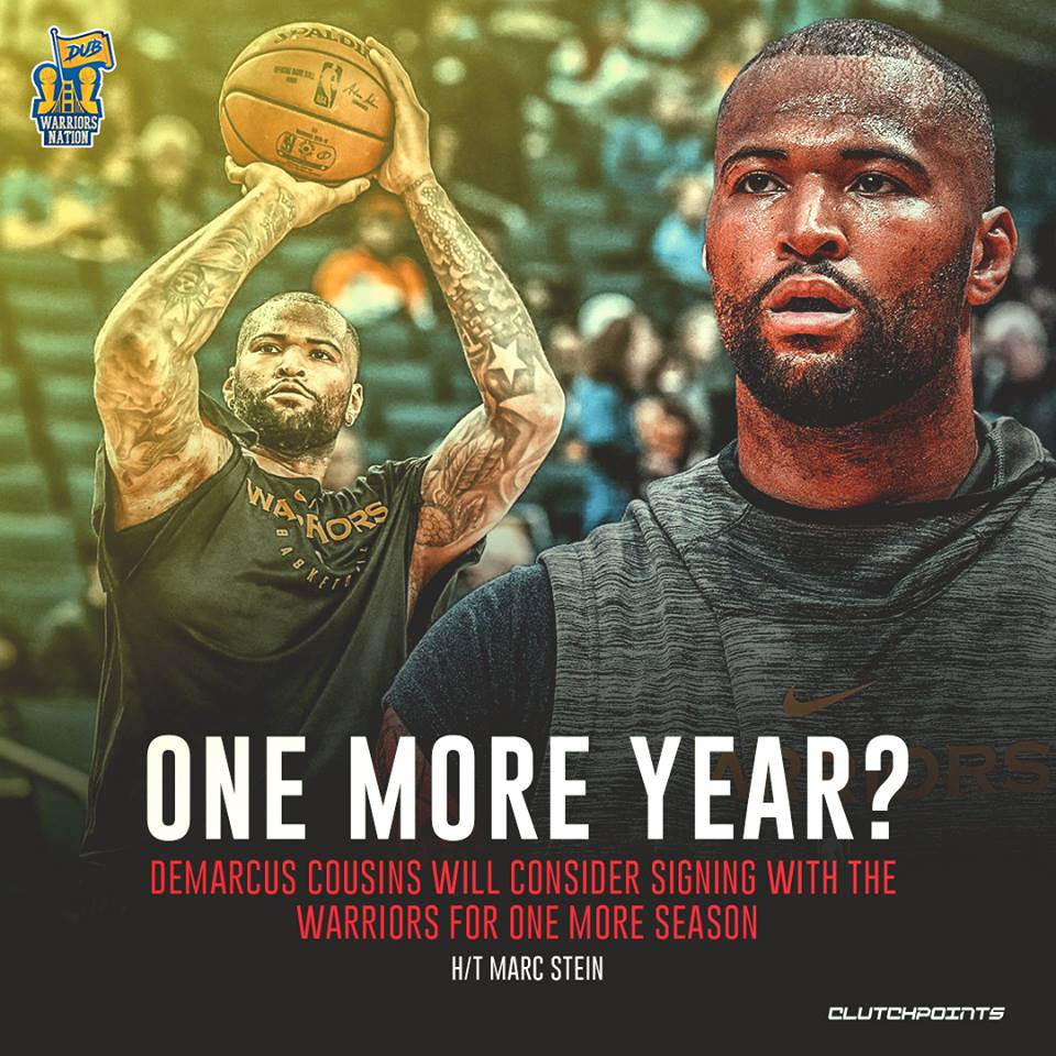 勇士队今日消息:克莱公开恋情 考辛斯可能续约勇士 tt谈勇士老将