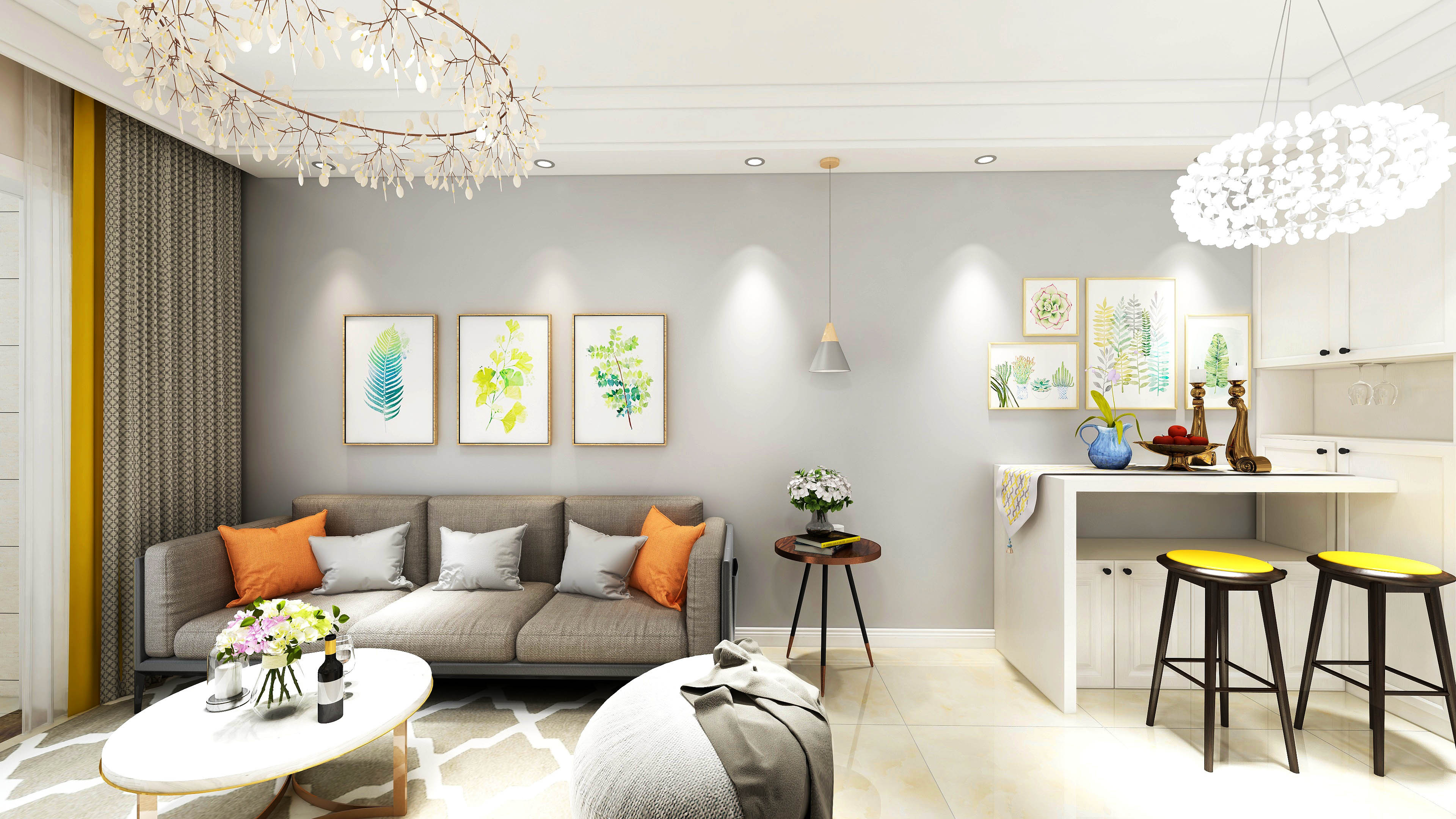 我家89平三居室,现代装修风格,美翻了!-朗悦公园道1号装修