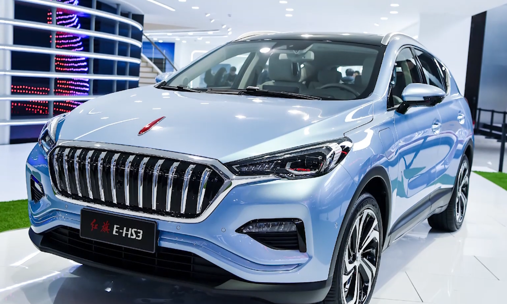 红旗首款纯电动suv,外观颜值十分亮眼,动力达到了155马力!