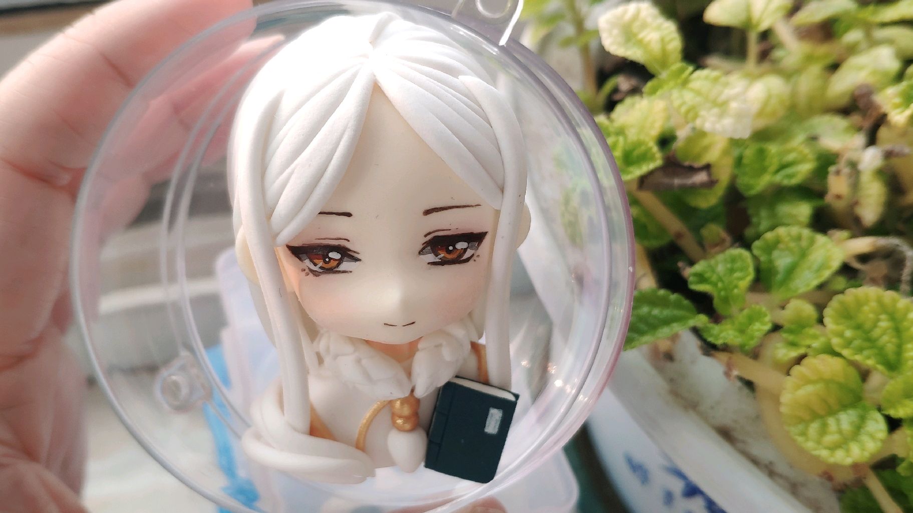 冷艳美人龙须酥来啦!超轻粘土画脸《食物语》龙须酥,这娃爱了不