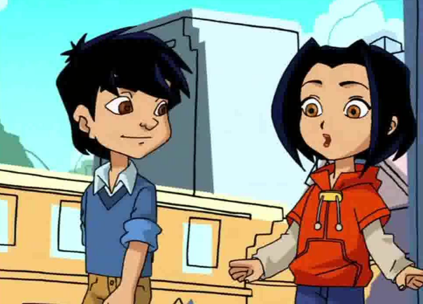 成龙历险记老爹:成龙,过来抱抱老爹 成龙:老爹,你打我干嘛?