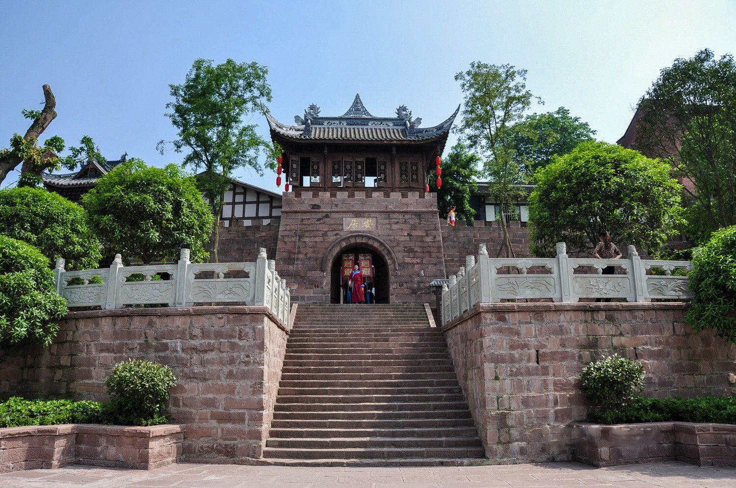 重庆铜梁安居古镇风景实拍