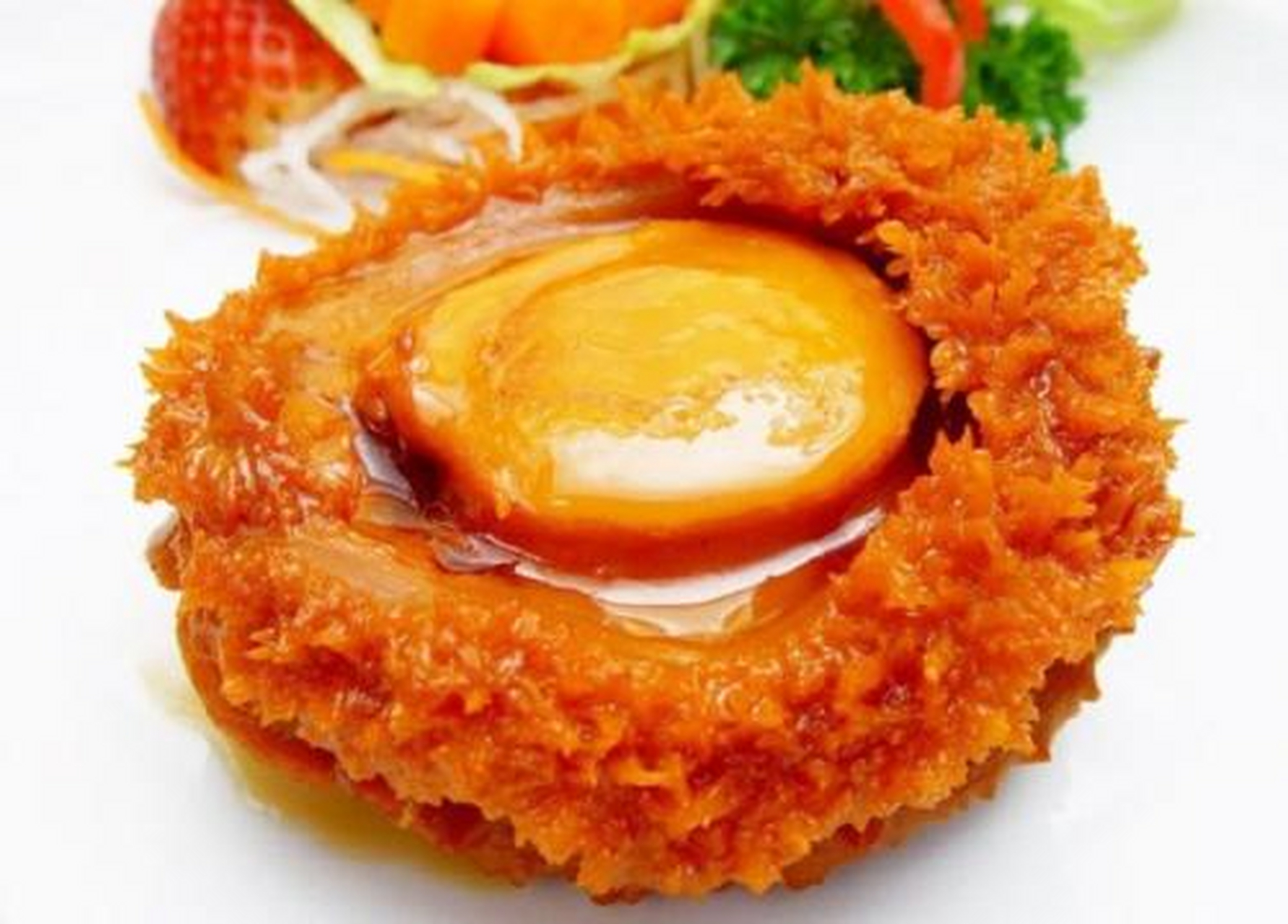 清蒸灯笼鲍鱼,是辽宁大连的特色美食菜.