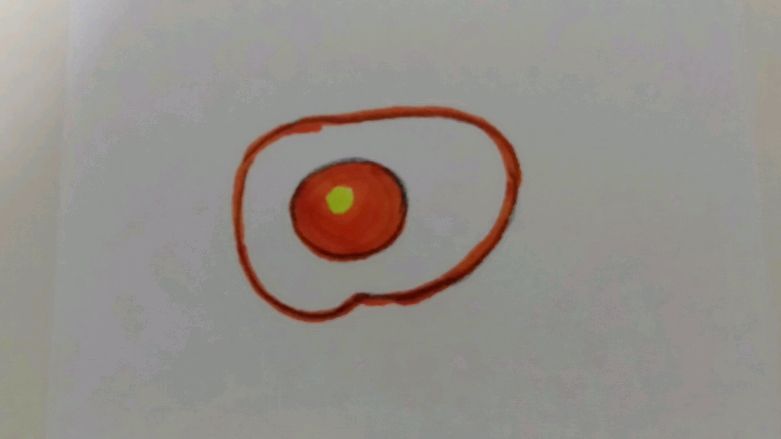 想吃香喷喷的煎蛋 大家喜欢几分熟 简单儿童简笔画教程 孩子画食物
