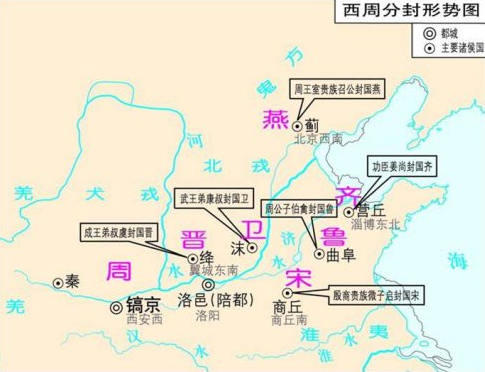 周天子分封图,周天子分封诸侯,周王室分封图_大山谷图库