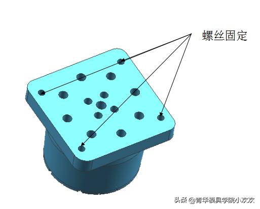 注塑模具设计镶件的固定方法